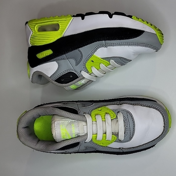 Nike Other - NIKE Air Max 90 Volt Neon Lace Up Elastic Colorblock